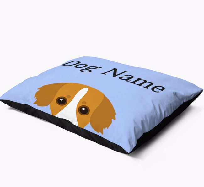 'Peeking Yappicon' - Personalised {breedFullName} Dog Bed